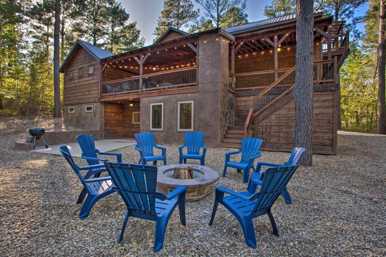 Luxe Broken Bow Cabin Game Room, Fire Pit And Deck! ภายนอก รูปภาพ