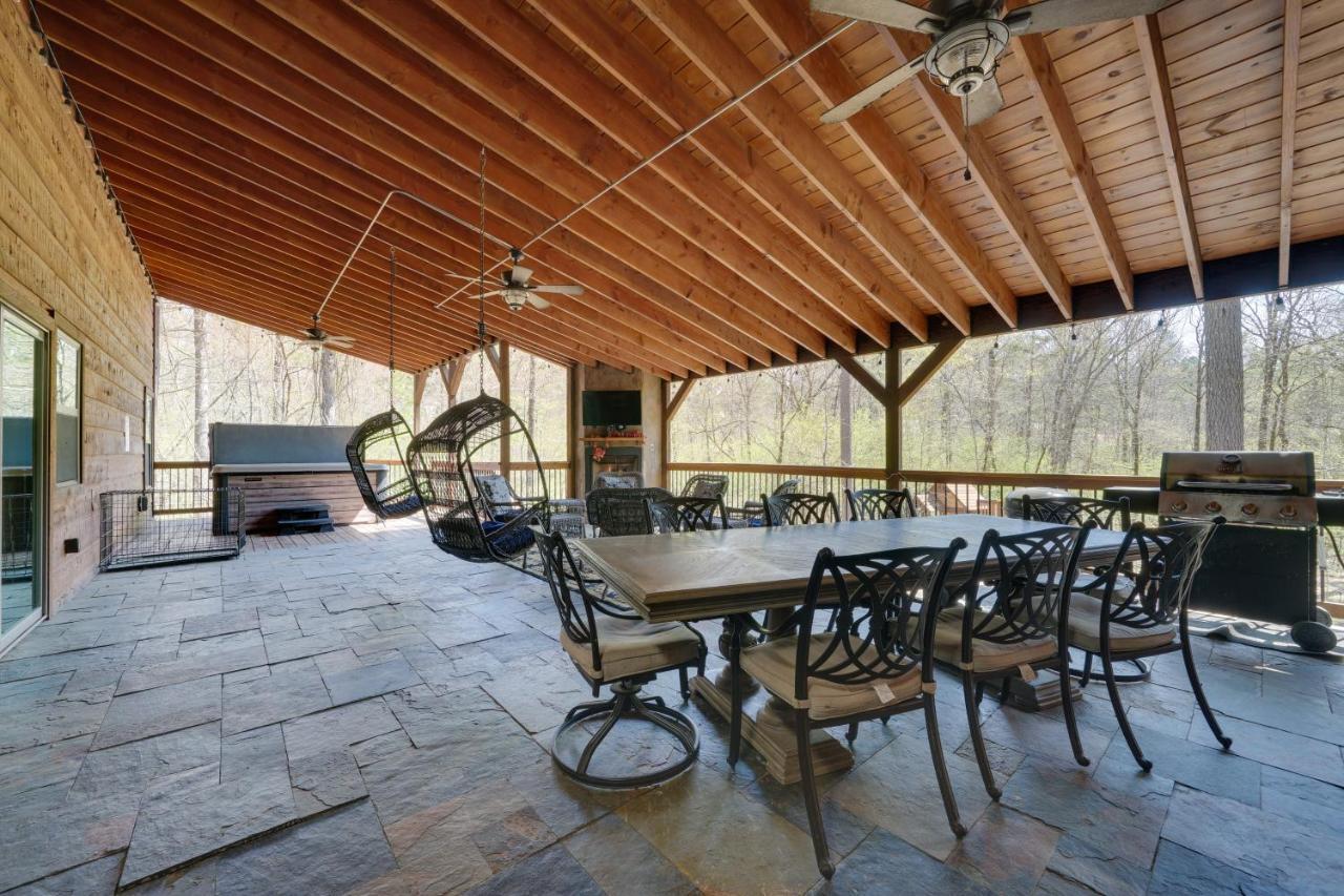 Luxe Broken Bow Cabin Game Room, Fire Pit And Deck! ภายนอก รูปภาพ